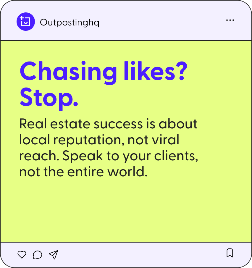 Chasing likes? Stop.
